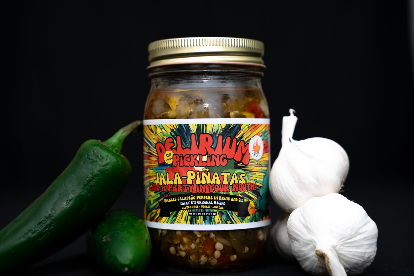 OUT OF STOCK - Jala-Pinatas (Pickled Jalapeno Peppers)