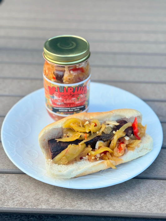 Saucy Sweet Reds (Pickled Peppers in Sweet Tomato Sauce)