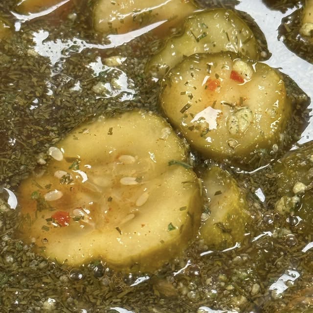 Spicy Bread & Butter Pickle Chips