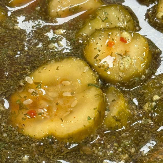 Spicy Bread & Butter Pickle Chips